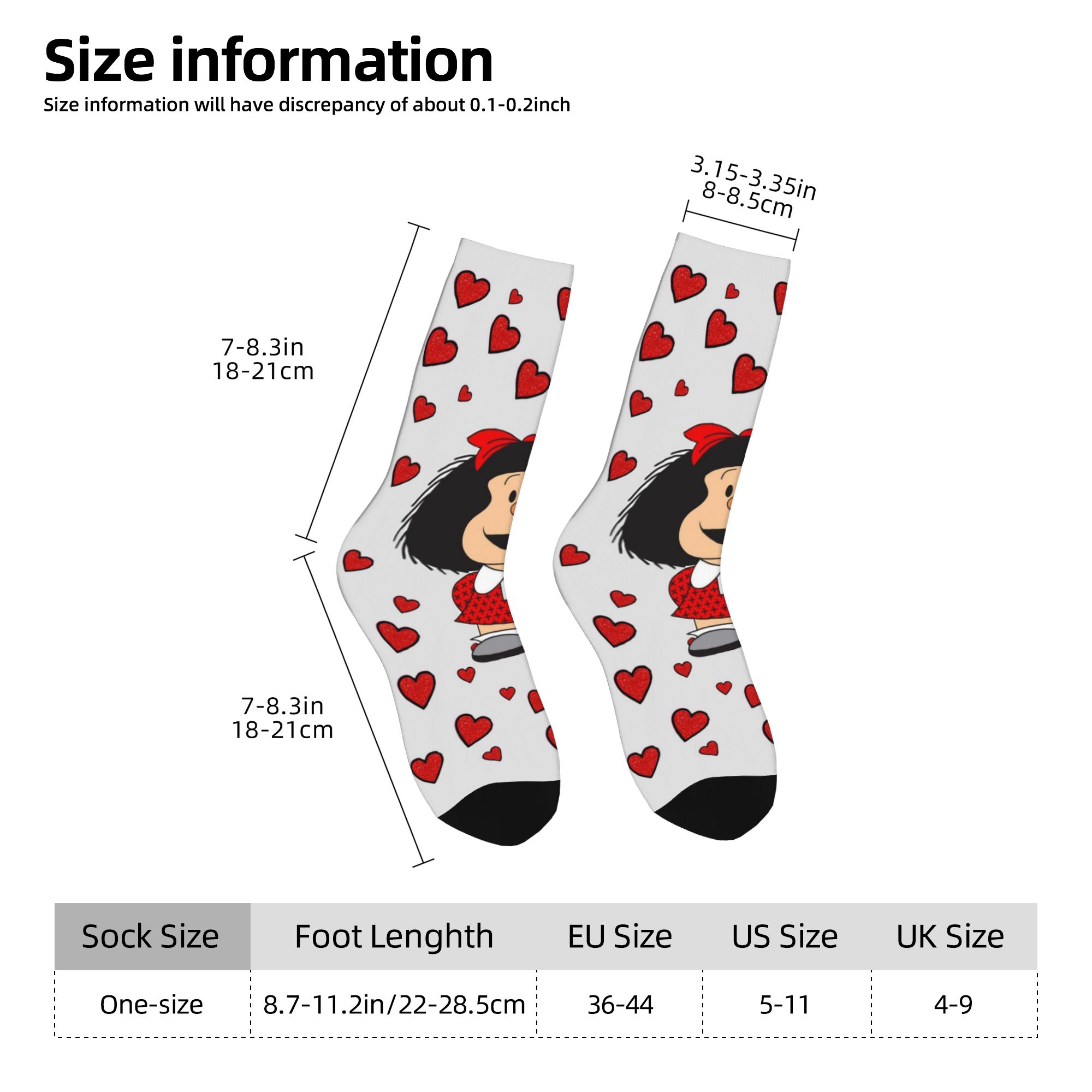 Custom Humor M-Mafalda Dress S - Dress Sock Men recension och pris