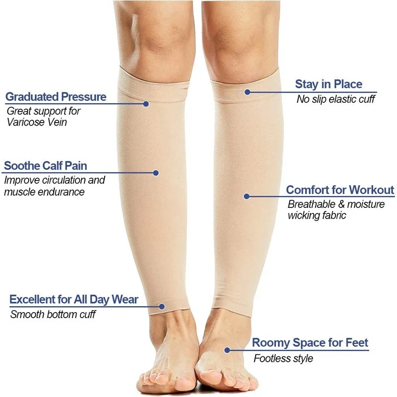 Footless Calf Compression Slee - Compression Sock Medical recension och pris